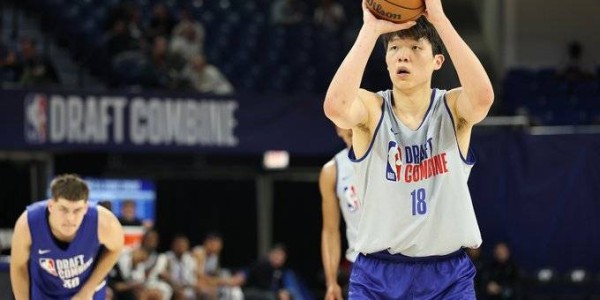 手握41号签！曝勇士上周对杨瀚森进行了选秀前试训
